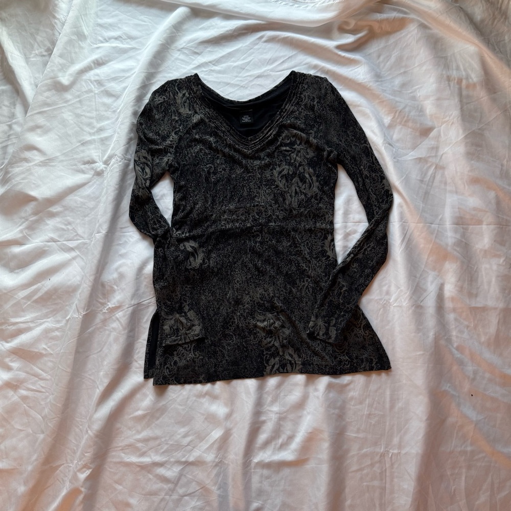 Calvin Klein Jeans Black Patterned‎ Top